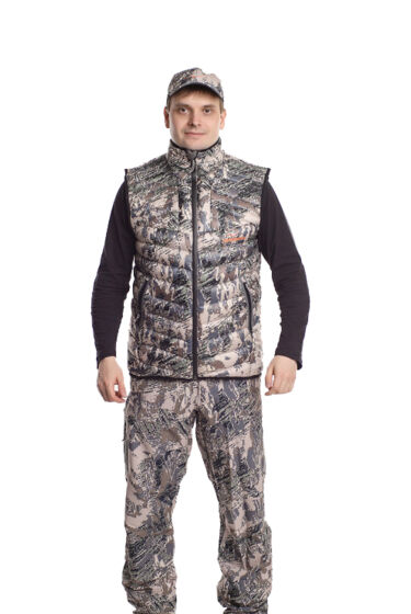 Жилет King Hunter Warm Camo Gray