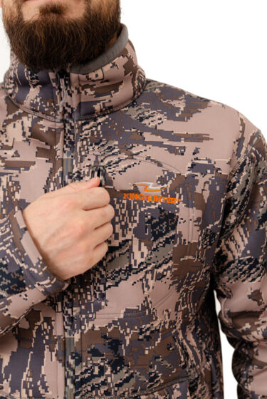 Куртка флисовая King Hunter JACKET Camo Gray