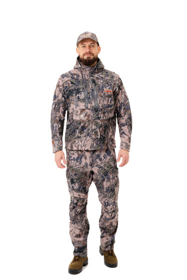 Непродуваемый костюм King Hunter Wind Camo Gray