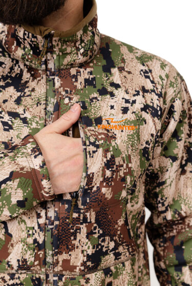 Куртка флисовая King Hunter JACKET Mountain Camo